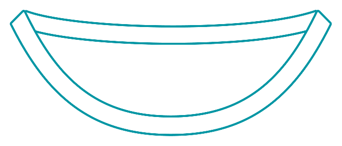 1cm Round Neck